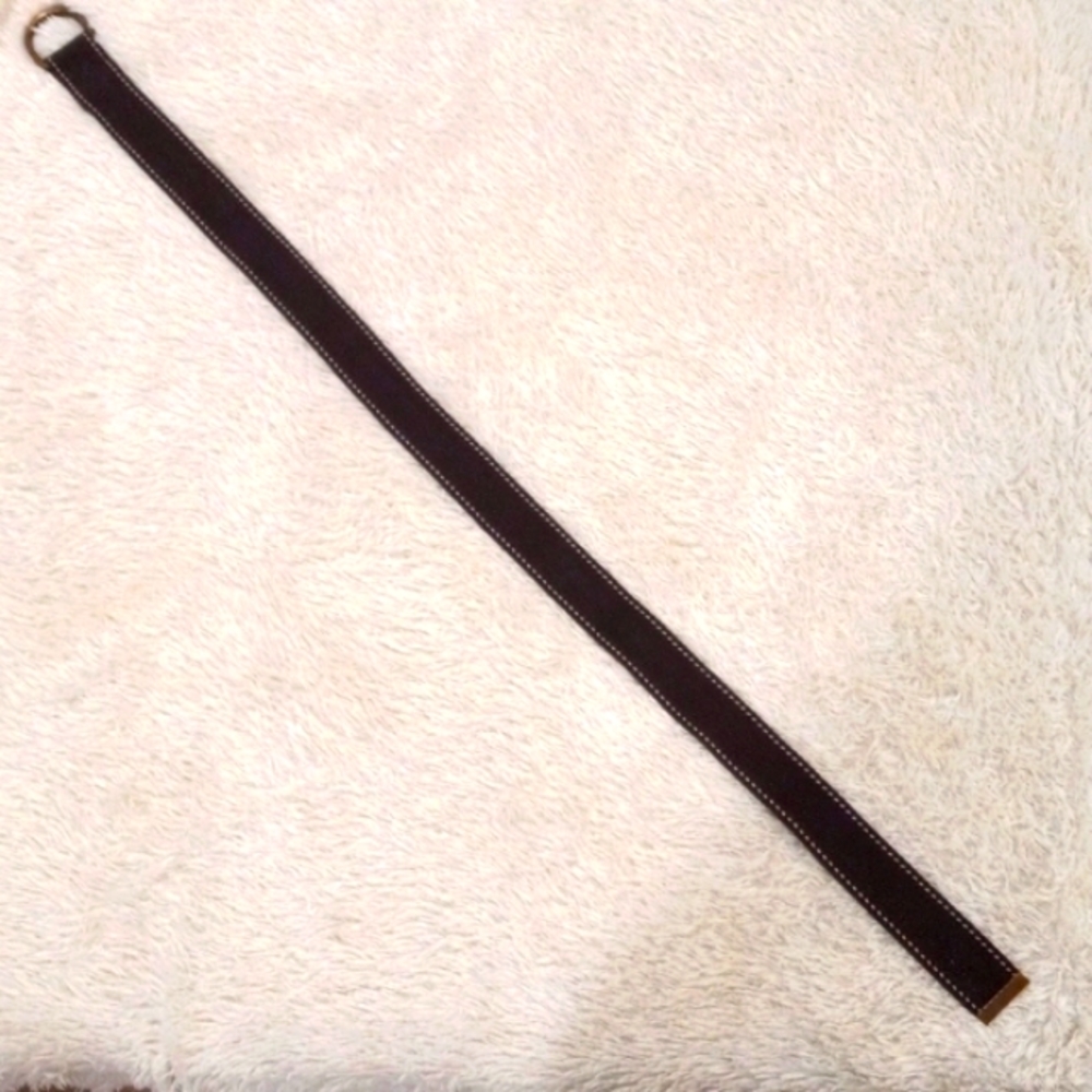 Woven double loop style belt